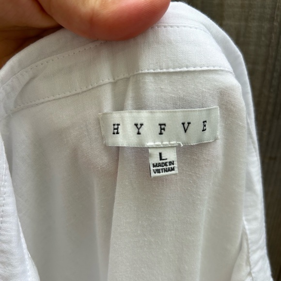 Roolee Breathe again button dress in white - Picture 5 of 7